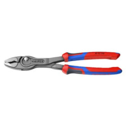 pinza knipex con presa frontale e laterale rosso/blu [82 02 250]
