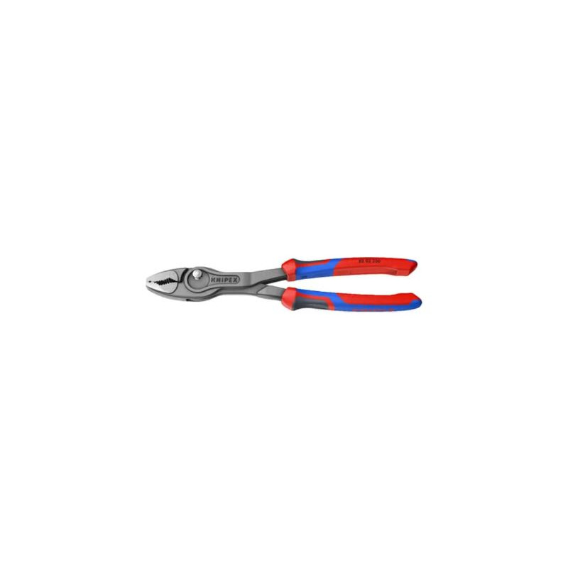 pinza knipex con presa frontale e laterale rosso/blu [82 02 250]