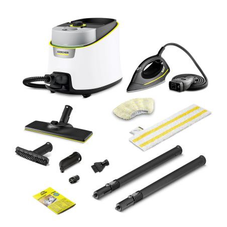 pulitore a vapore karcher sc 4 deluxe iron 0.5l 4bar 2200w bianco