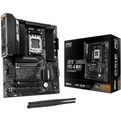 scheda madre amd asrock x870 pro-a wifi am5 atx 4x ddr5 nero