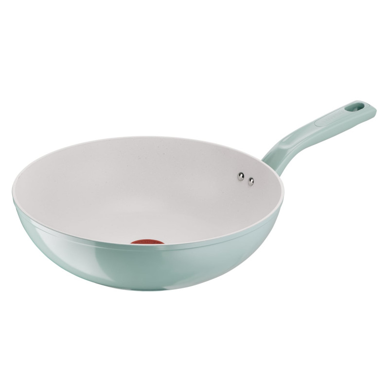 wok lagostina 010288041928 28cm verde menta/bianco [2100140203]