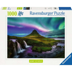 puzzle ravensburger kirkjufell potere della natura aurora boreale