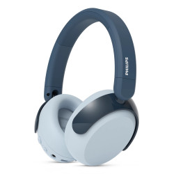 cuffie philips tak5500rt wireless anc bluetooth 5.4 blu [uhphirnbk5500rt]