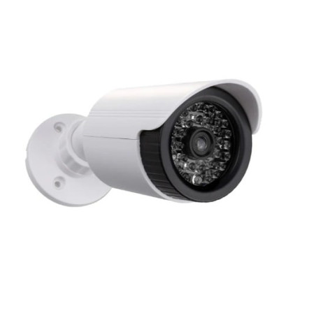 set telecamere finte cee bullet ir1800 wt 2xaa bianco 2pz [moceekamoir18wt]