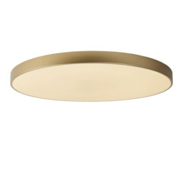 lampada da soffitto a led lucide unar 80w 2700k ip20 5000lm ottone/oro