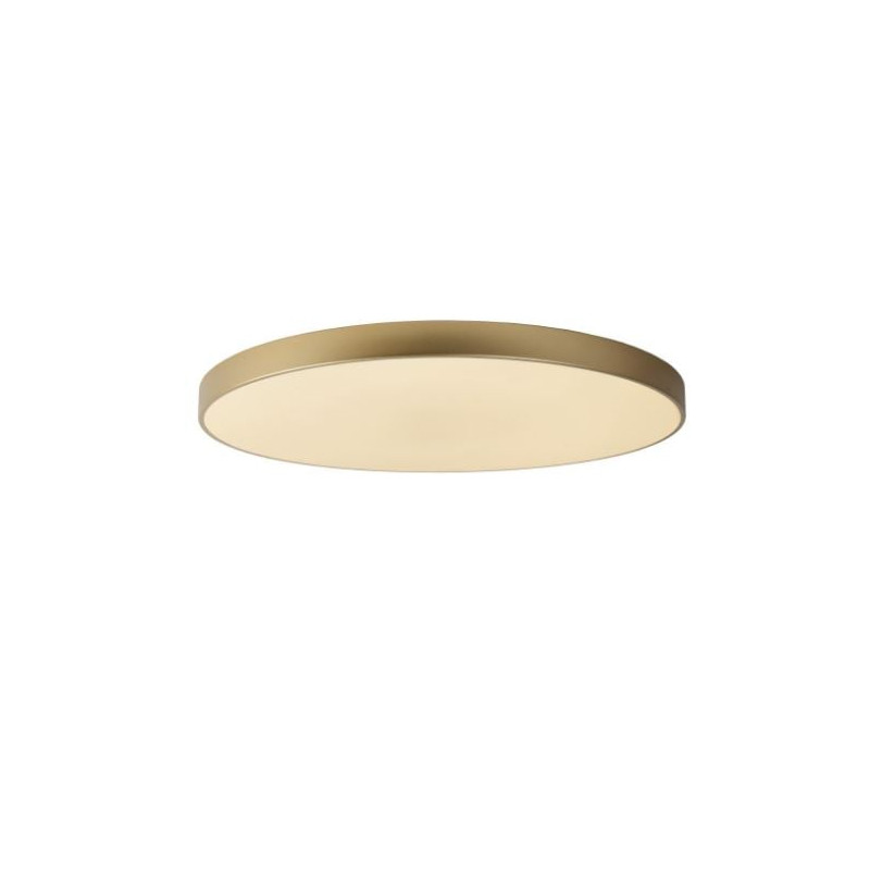 lampada da soffitto a led lucide unar 80w 2700k ip20 5000lm ottone/oro