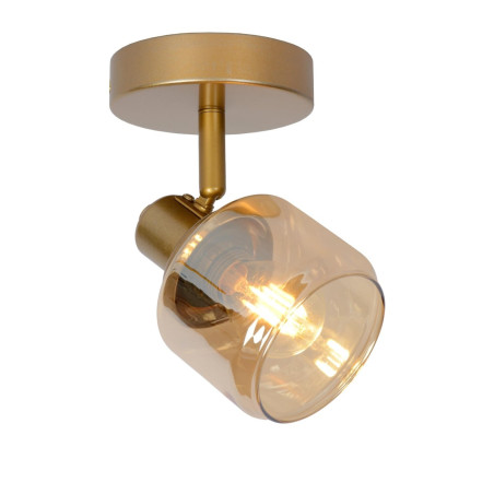 faretto da soffitto lucide bjorn e14 ip20 40w oro opaco/ottone [77979/01/02]