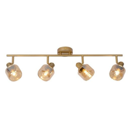 faretto da soffitto lucide bjorn 4xe14 ip20 40w oro opaco/ottone