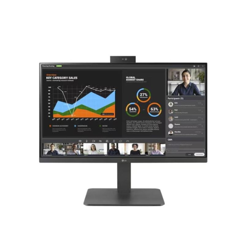 monitor led 23.8'' lg 24br750e-a full hd 1920x1080 5ms