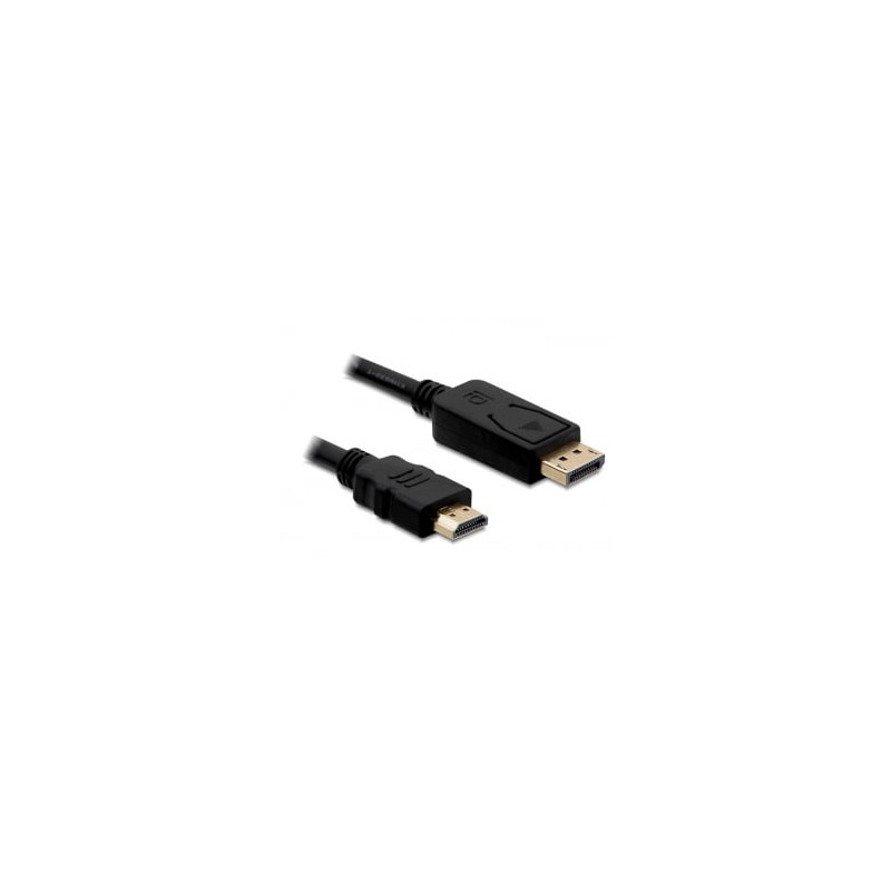 adapter delock displayport-st.high speed hdmi-st. 2,0m gold