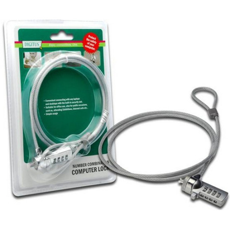 cavo di sicurezza digitus notebook 1.50m [da-40500]