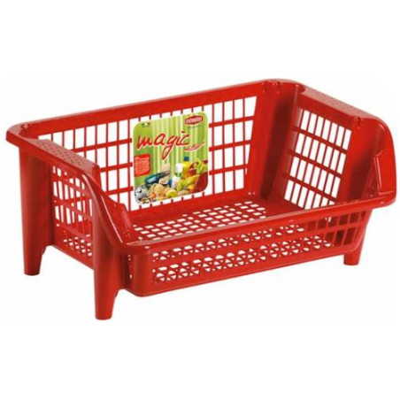 cesta stefanplast impilabile rossa pr0180a