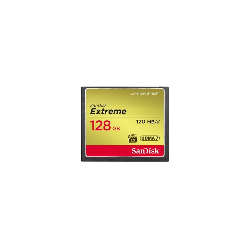 compact flash 128gb sandisk extreme 120mb/s udma7 sdcfxsb-128g-g46