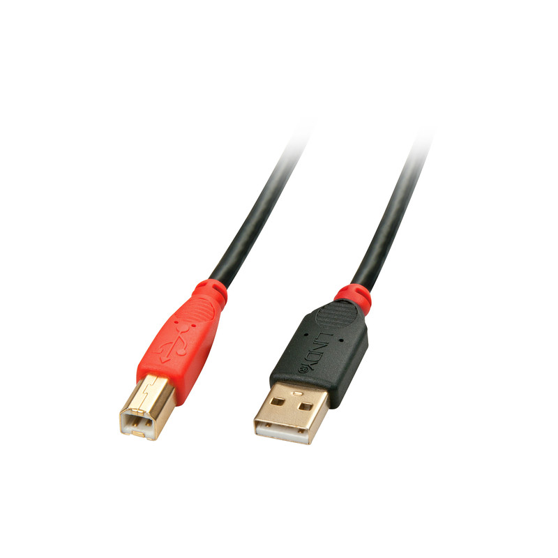 cavo usb lindy 2.0 typ a/b 15m typ a/b m/m high/full/lowspeed [42762]