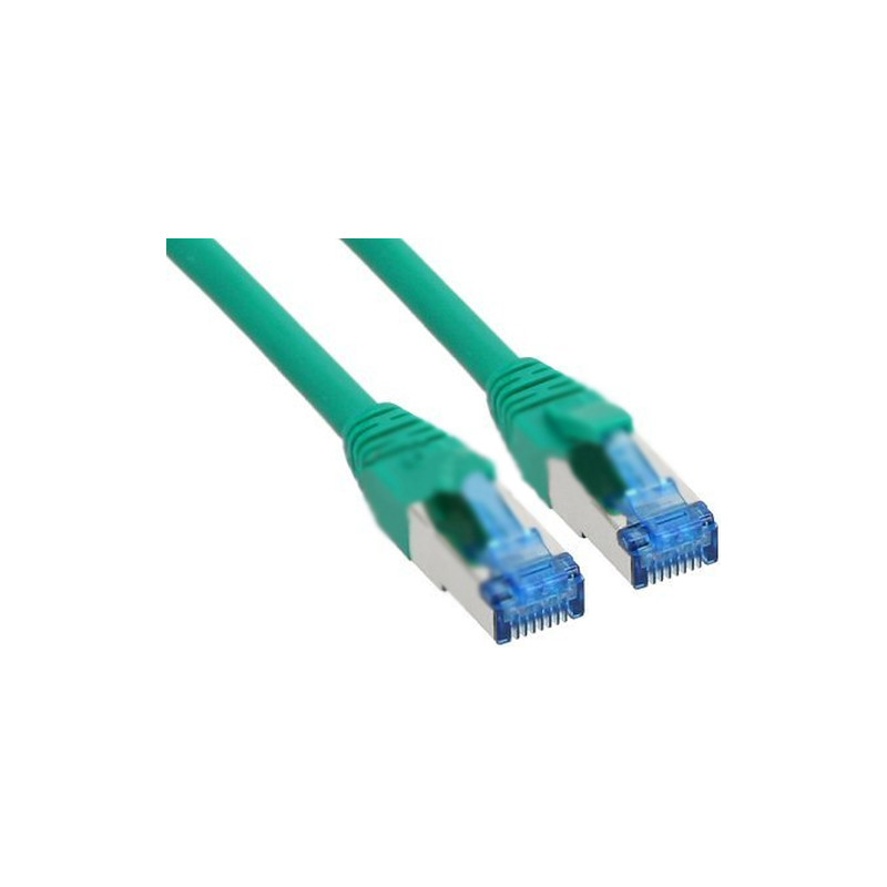 cavo di rete patch inline lan, s/ftp (pimf), cat.6a (10giga), 500mhz,