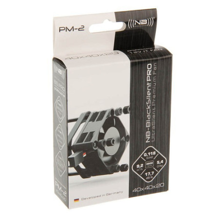ventola 40x40mm noiseblocker blacksilent pro fan pm2