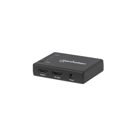 splitter hdmi manhattan 4k 4-port 4k 30hz nero [207706]
