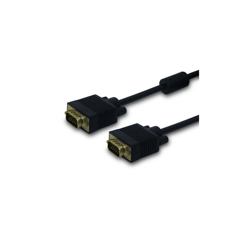 cavo savio cl-29 vga (d-sub) a vga (d-sub) m/m 1.8m nero