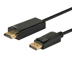 cavo savio cl-56 displayport a hdmi-a m/m 1.5m nero