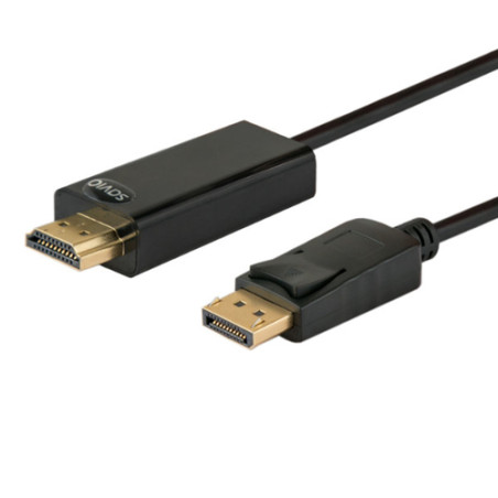 cavo savio cl-56 displayport a hdmi-a m/m 1.5m nero