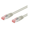 cavo di rete goobay cat 6-700 lc sstp pimf 7m grigio [93650]