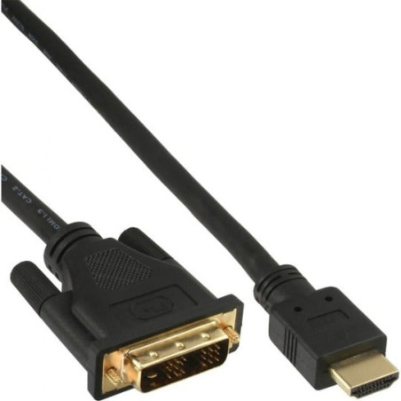 adattatore inline hdmi a dvi alta velocita' 1,5m nero [17664p]