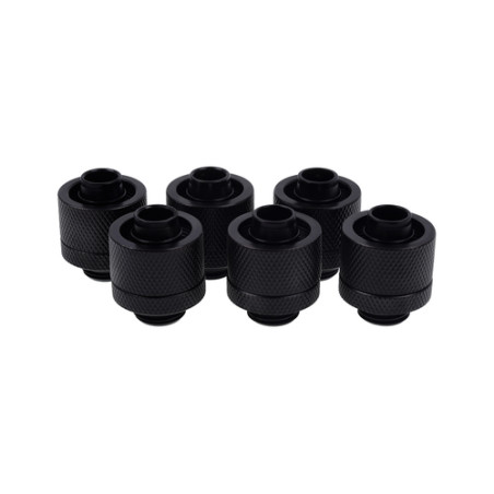 raccordo alphacool 1723416/10mm g1/4 sixpack nero [17234]