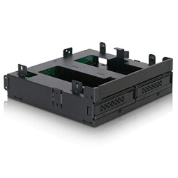 box hdd/ssd icydock 2x2,5'' sata [mb732spo-b]