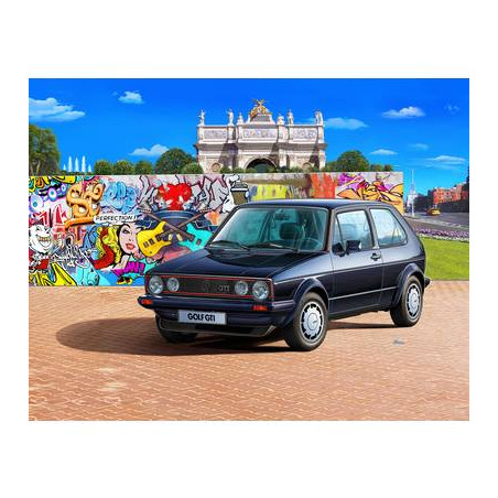 automodello in kit da costruire vw golf gti pirelli - revell