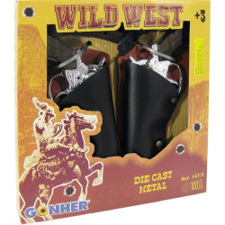pulio - set revolver cowboy gonher 147/0 metal [wbpulp0ce014704]