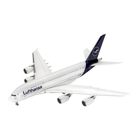 aeromodello da costruire lufthansa airbus a380-800 new li -