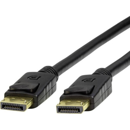 cavo audio/video displayport 4k m/m 5 m nero