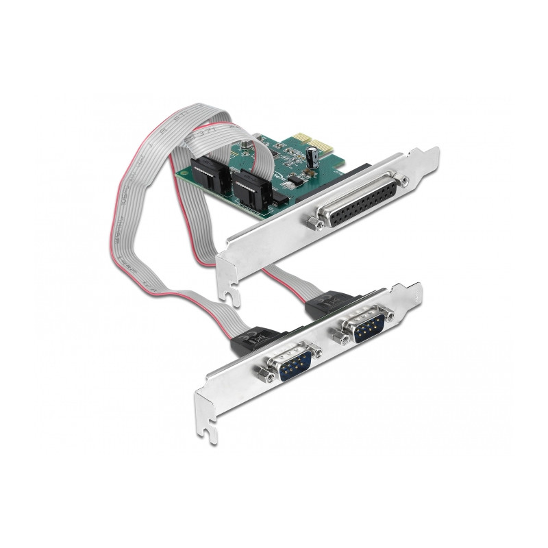 scheda pci express delock a 2 x rs-232 seriale + 1 x parallelo