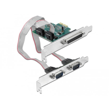 scheda pci express delock a 2 x rs-232 seriale + 1 x parallelo
