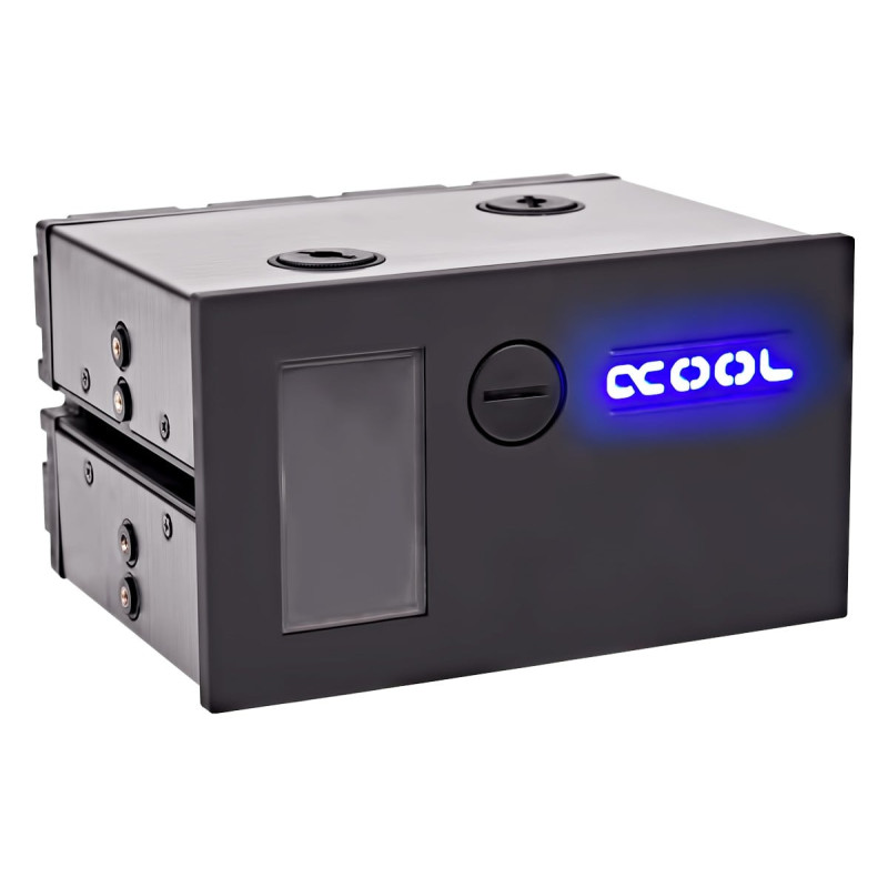 alphacool - single laing d5 - dual 5,25 bay station [15247]