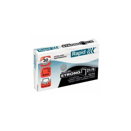 Punti cucitrice rapid 1000 punti super strong n 21/6 [24867700]