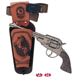 revolver da cowboy gonher in metallo per 8 colpi [wbpulp0cc015008]