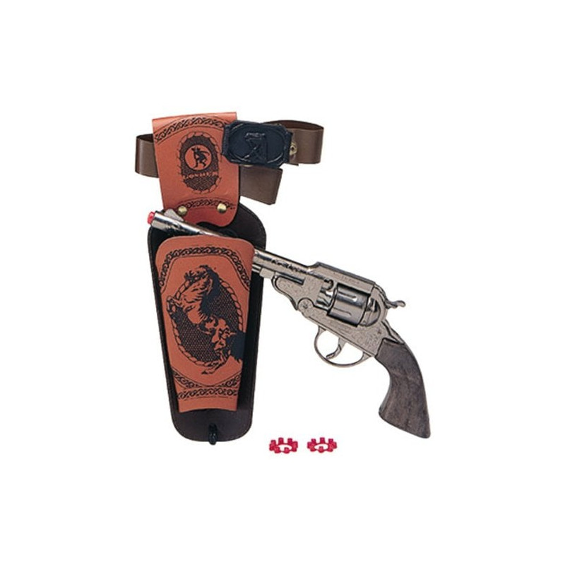 revolver da cowboy gonher in metallo per 8 colpi [wbpulp0cc015008]
