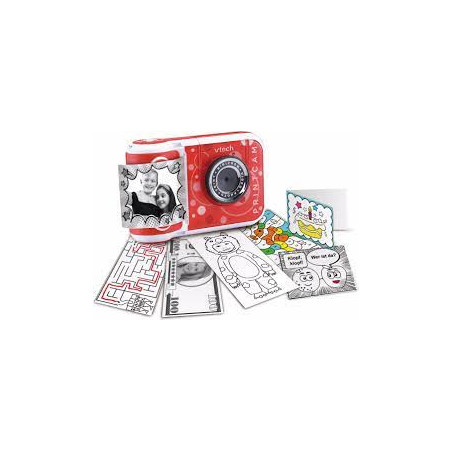 fotocamera vtech kidizoom print cam per bambini rosso [80-549184]