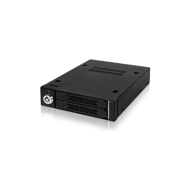 Box hard disk 3,5 raidsonic icy dock 2 da 2,5 sata hdd/ssd [mb992sk-b]