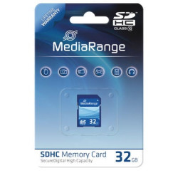 32gb scheda sd mediarange sdhc cl.10 [mr964]