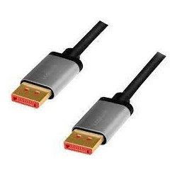cavo displayport logilink 1.4/8k/60hz/2m/nero/grigio [cda0105]