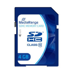 4gb scheda sd mediarange sdhc cl.10 [mr961]