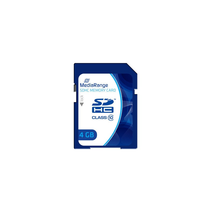 4gb scheda sd mediarange sdhc cl.10 [mr961]
