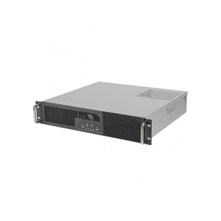 case server silverstone rack 2u matx nero/argento [sst-rm23-502-mini]
