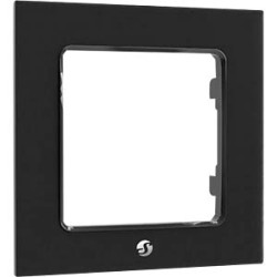 cornice per interruttore shelly wall frame 1 nero [206479]