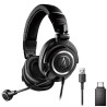 cuffie audio-technica ath-m50xsts-usb con microfono nero