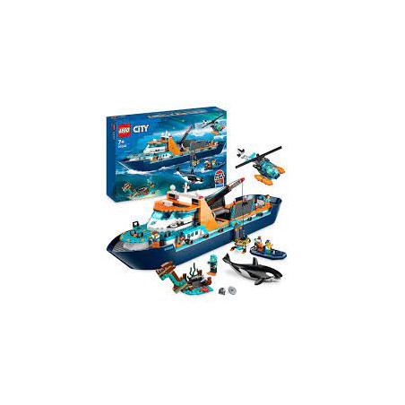 set da costruzione lego 60368 city la nave da esplorazione artica