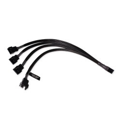 cavo sdoppiatore alphacool y-splitter 4 pin a 4x 4 pin pwm 30cm