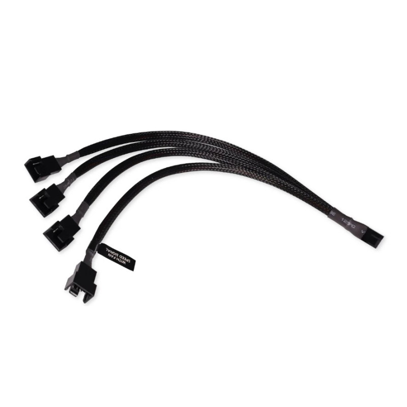 cavo sdoppiatore alphacool y-splitter 4 pin a 4x 4 pin pwm 30cm